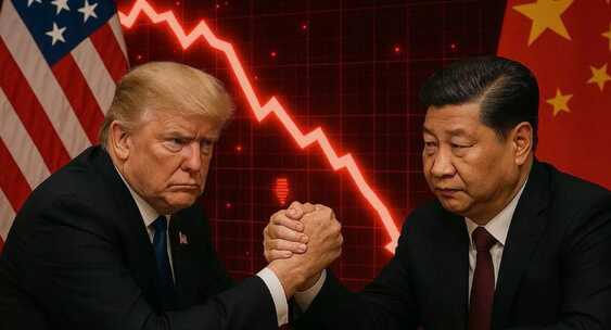 Посольство Китая высмеяло пошлины Трампа карикатурой