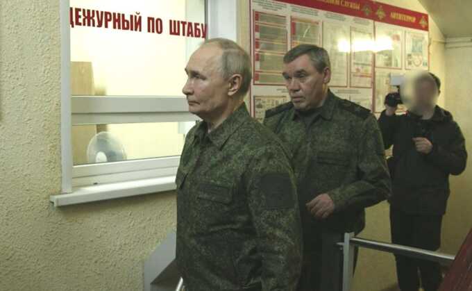 Путин приехал в освобождённую Курскую область