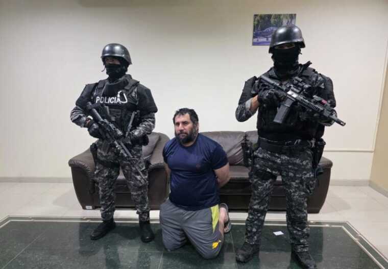 Fito Macias was arrested in Ecuador 18 months after his second prison escape