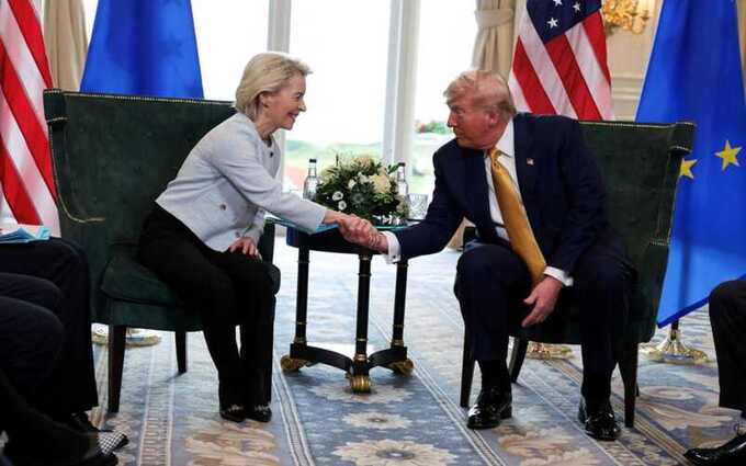 В Шотландии началась встреча Трампа и главы Еврокомиссии фон дер Ляйен